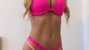 Polina Aura Pink Lingerie Onlyfans VideoTape Leaked