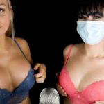 ASMR Network Bra Scratching with Masked ASMR Video