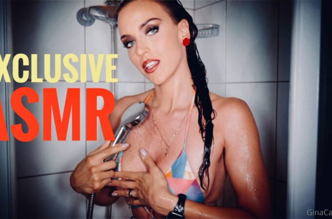 Gina Carla ASMR Rub Me In The Shower VideoTape Leaked