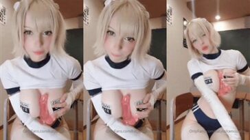 Katyuska Moonfox Cosplay Dildo Titty Tease Video Leaked