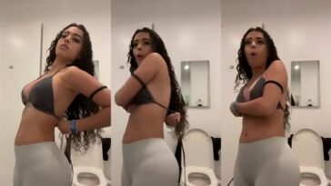 Malu Trevejo Nude Nipple Slip Video Leaked