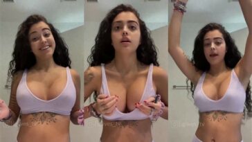 Malu Trevejo Nude Titty Shaking Teasing Video Leaked