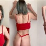 Phoebe Yvette Youtuber Red Thong Nude Video Leaked