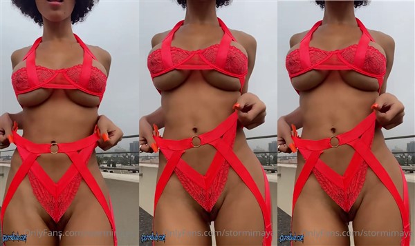 Stormi Maya Nude Camel Toe Video Leaked