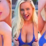 Tara Babcock Blue Monokini Nude Video Leaked