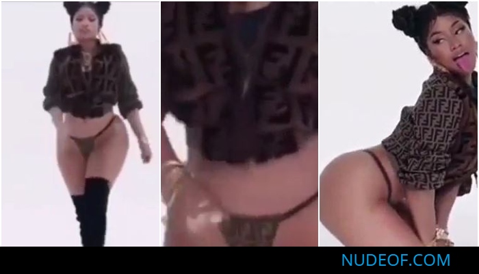 Nicki Minaj Nude Hot Fat Back Walking VideoTape Leaked