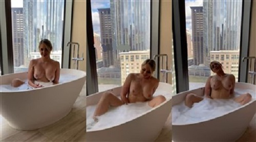 Courtney Tailor Nude Masturbating in Bathtub Porn Video Premium