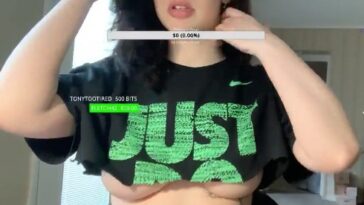 Twitch Streamer Jordybbyxo Underboob Tops Video Premium