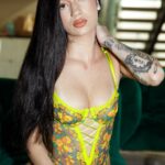 Bhad Bhabie Yellow Bodysuit Lingerie Onlyfans Set Premium