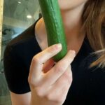 Christina Khalil Sloppy Cucumber Blowjob