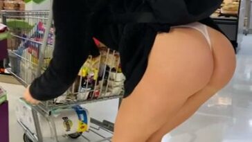 Christina Khalil Shopping Ass Flash