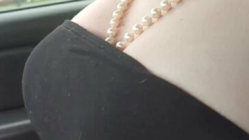 Pearl necklaces go good with my boobs