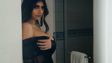 Mia Khalifa Sexy Lingerie Tease Photoshoot Set Leaked