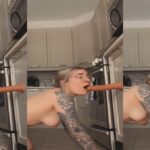 Jen Brett Nude Double Dildo In Kitchen Leaked Video