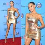 Madison Beer Sexy Red Carpet Dress Set