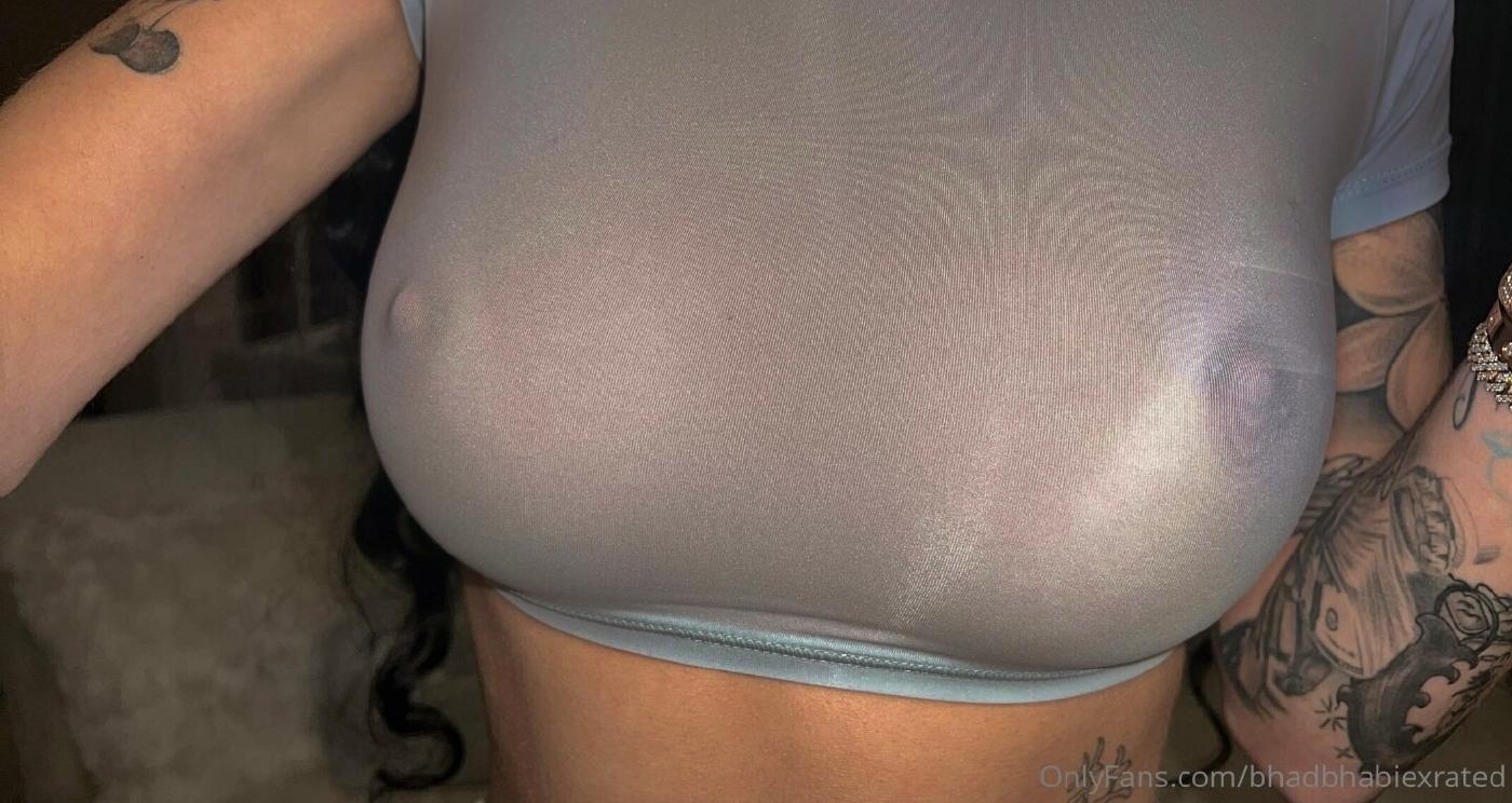 Bhad Bhabie X Rated Nipple Pokies See Through Video