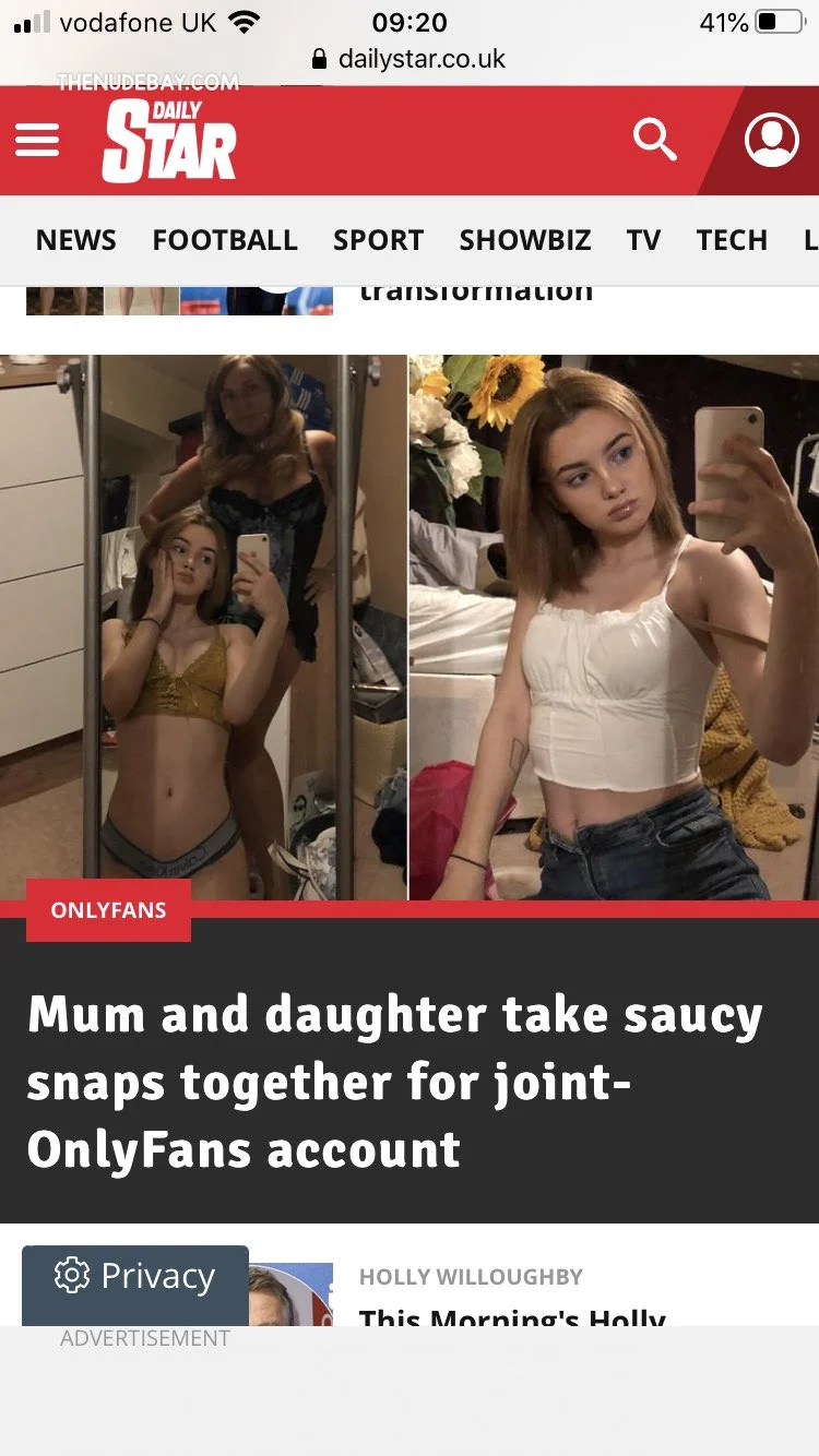 Hannah And Suzie Nude Run OnlyFans Mom & Daughter!