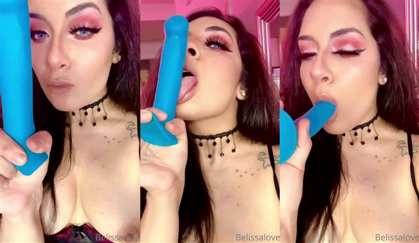 Belissalove Nude Dildo Sucking Video Leaked