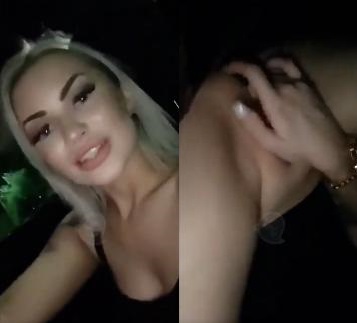 LaynaBoo Nude Masturbating In Car Private Snapchat Video