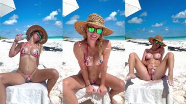 Vicky Stark Public Beach Masturbation Video Leaked