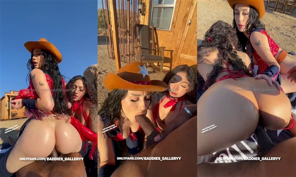 Auhneesh Nicole Teen Cowgirls Riding Cock Threesome Video Leaked