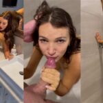 Gracewearslace Fucked in Bathroom with Facial Video Leaked