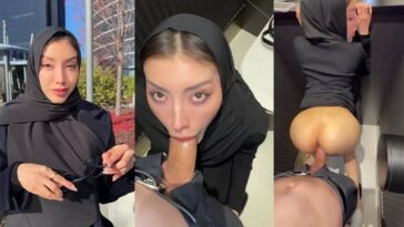 Ruth Lee Arab Babe's Dirty Secret in Public Bathroom Video Leaked